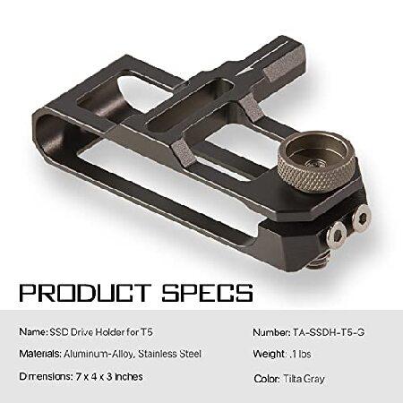 Tilta TA-SSDH-T5-G グレー SSDドライブホルダー T5 SSD用並行輸入 |  | 02
