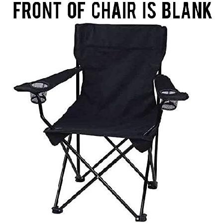 先着 VictoryStore Outdoor Camping Chair - Custom Last Name Folding Chair- Black Camping Chair with Carry Bag (2)【並行輸入商品】