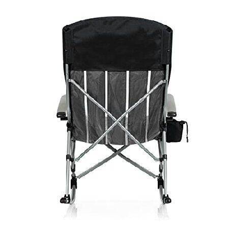 公式の店舗 ONIVA - A Picnic Time brand Outdoor Rocking Camp Chair， XL Heavy Duty Camping Chair For Adults， (Black)【並行輸入商品】