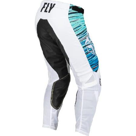 FLY Racing Adult Kinetic Mesh Pants (White/Blue/Mint， US 38)並行輸入 