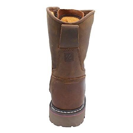 く日はお得♪ Ad Tec Men´s 8.5 Waterproof Crazy Horse Leather Logger Work Boots | Composite Safety Toe， Goodyear Welt Construction， Electrical Haza【並行輸入商品】