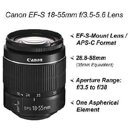 Canon EOS Rebel T7 DSLR Camera 24.1MP with EF-S 18-55mm + EF 75-300mm Lens A-Cell Accessory Bundle Includes: 2 Pack SanDisk 64GB Memory Card B並行輸入の画像