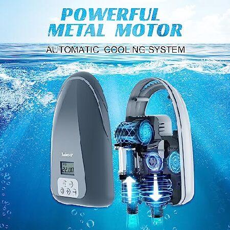 Anbeser 22 PSI 高圧空気入れ インテリジェントデュアルステージ膨張パドルボードポンプ 自動オフ機能＆収縮機能SUP電動ポンプ 12V DC カーコネ【並行輸入商品】 