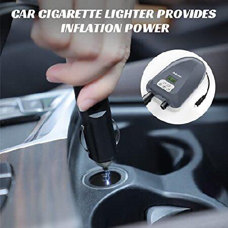 Anbeser 22 PSI 高圧空気入れ インテリジェントデュアルステージ膨張パドルボードポンプ 自動オフ機能＆収縮機能SUP電動ポンプ 12V DC カーコネ【並行輸入商品】 