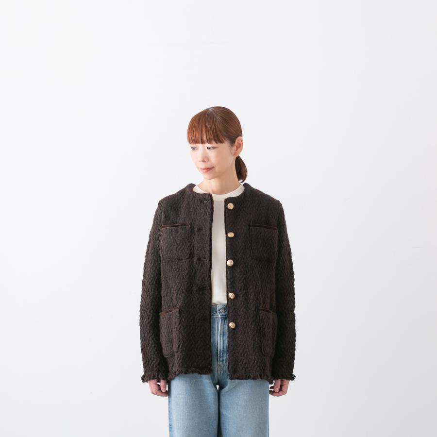 john branigan ストライプコート John branigan（ジョンブラニガン） ジョン ブラニガン 4POCKET