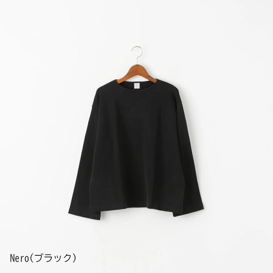 ジチピ リラックスフィット ミラノリブ クルーネック カットソー スピナーッチョ SPINACIO メール便OK gicipi 2516A 長袖 コットン 綿 ニットの画像