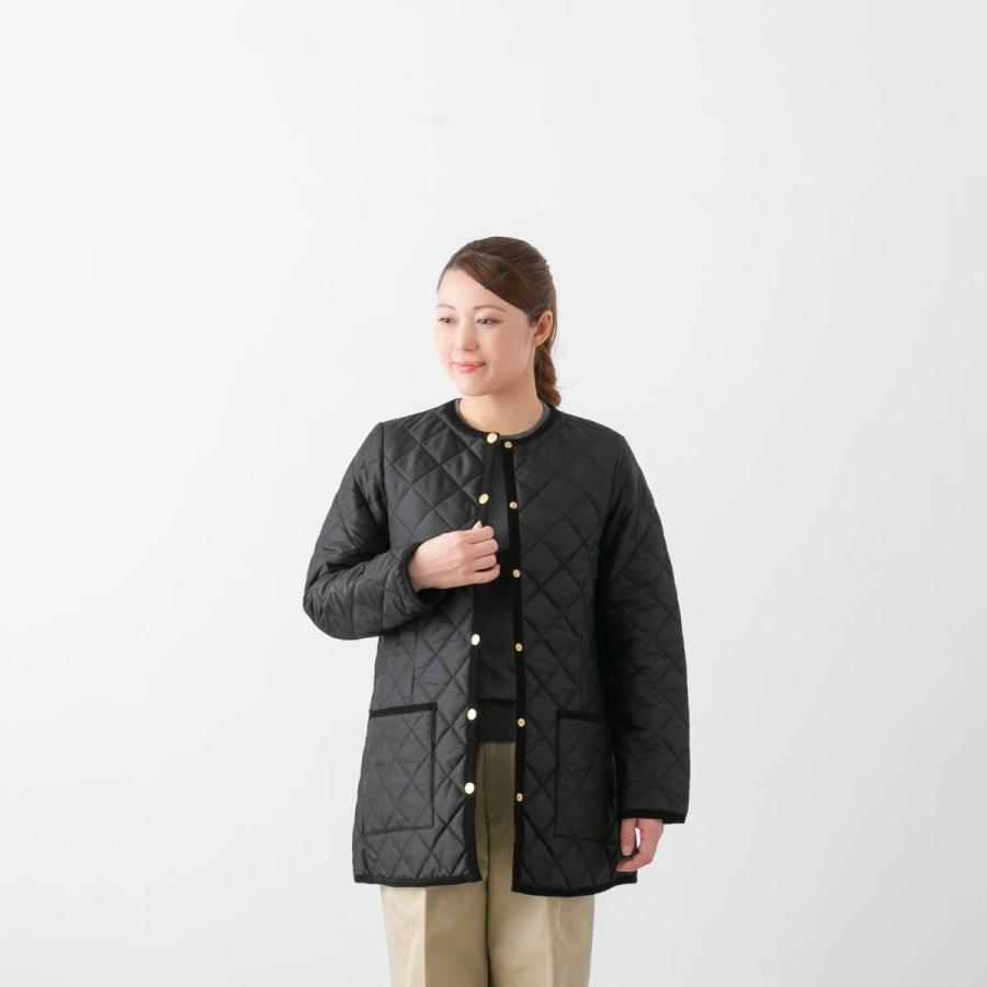 ★極美品★　トラディショナルウェザーウェアー　ノーカラー　キルティングジャケット TRADITIONAL WEATHERWEAR（トラディショナル ウェザーウェア） ARKLEY