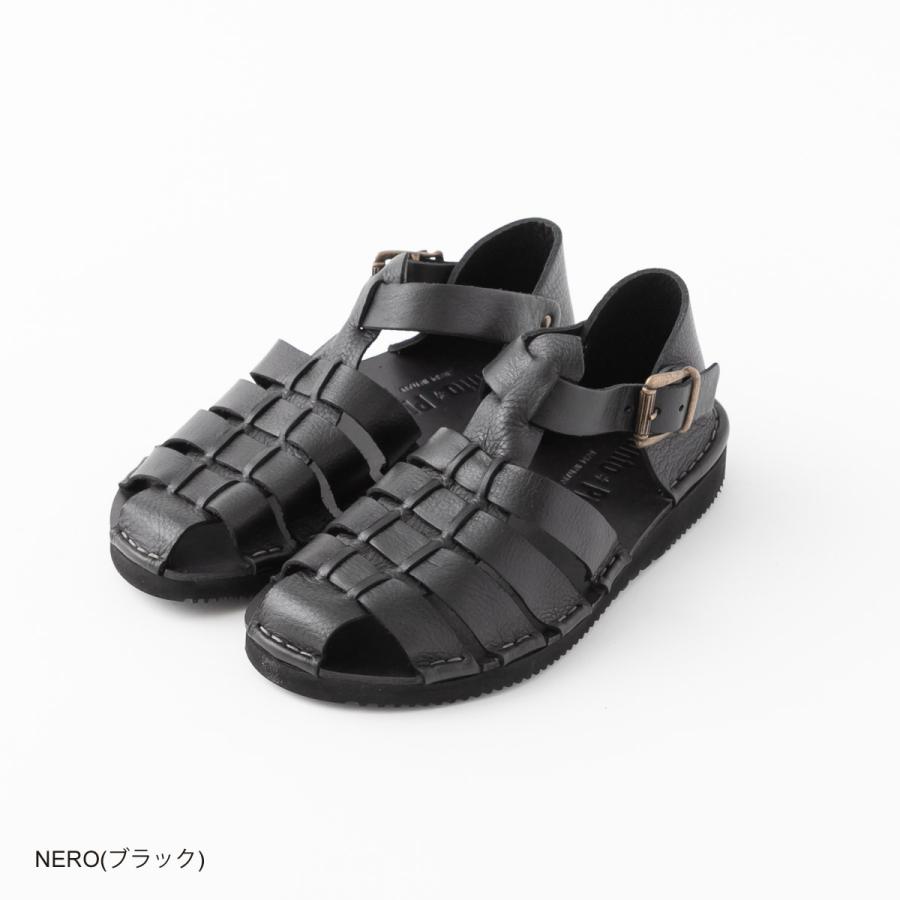 punto pigro PUNTO PIGRO プントピグロ レザーグルカサンダル レザー 