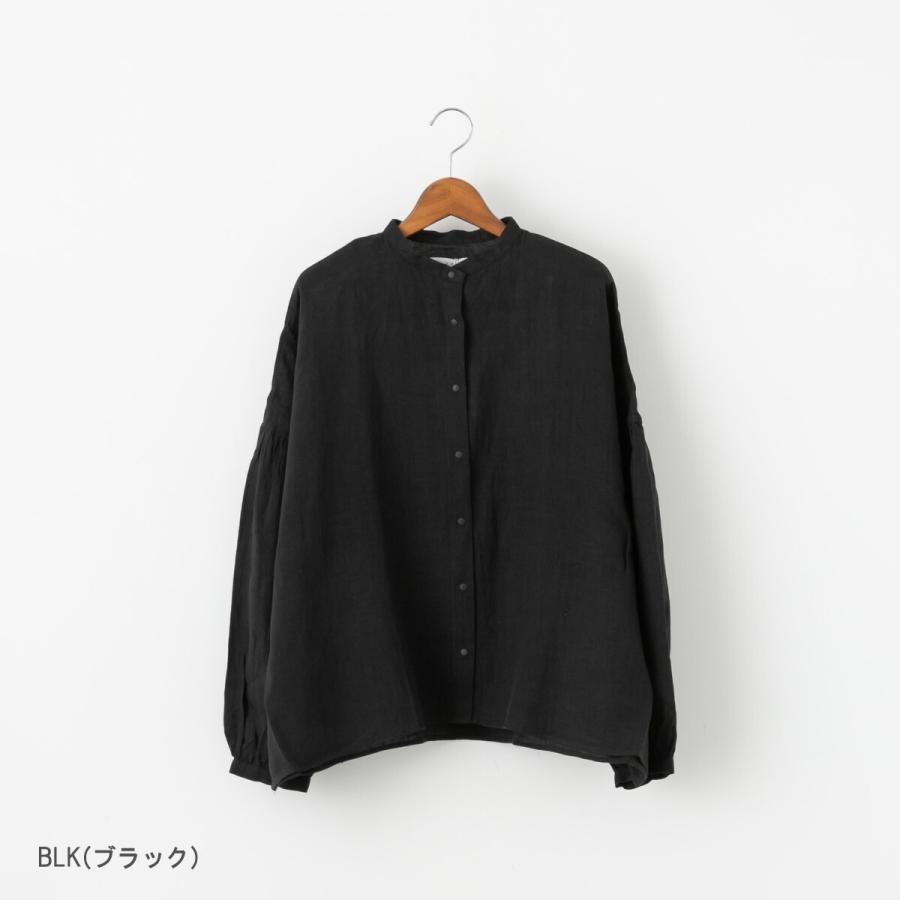 セット スナップボタン バンドカラーシャツ SNAP SHIRT SLS1050L31　メール便OK SETTO レディース トップス リネン 麻 ワイドシルエット ゆったり｜bluebeat-y｜12