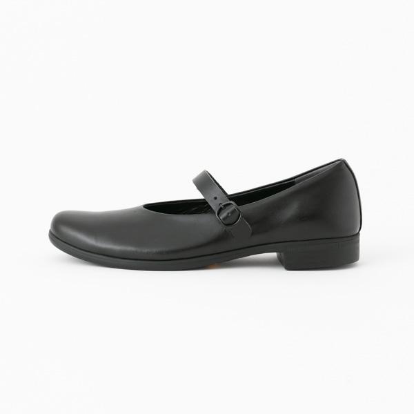 トラベルシューズ バイ ショセ パンプス ワンストラップ ローヒール シューズ パンプス ブラック TRAVEL SHOES by chausser TR-002_2