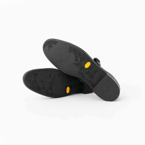 トラベルシューズ バイ ショセ パンプス ワンストラップ ローヒール シューズ パンプス ブラック TRAVEL SHOES by chausser TR-002_4