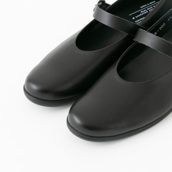 トラベルシューズ バイ ショセ パンプス ワンストラップ ローヒール シューズ パンプス ブラック TRAVEL SHOES by chausser TR-002_6