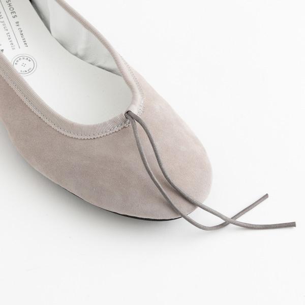 chausser（ショセ） トラベルシューズ バイ バレエシューズ スエード