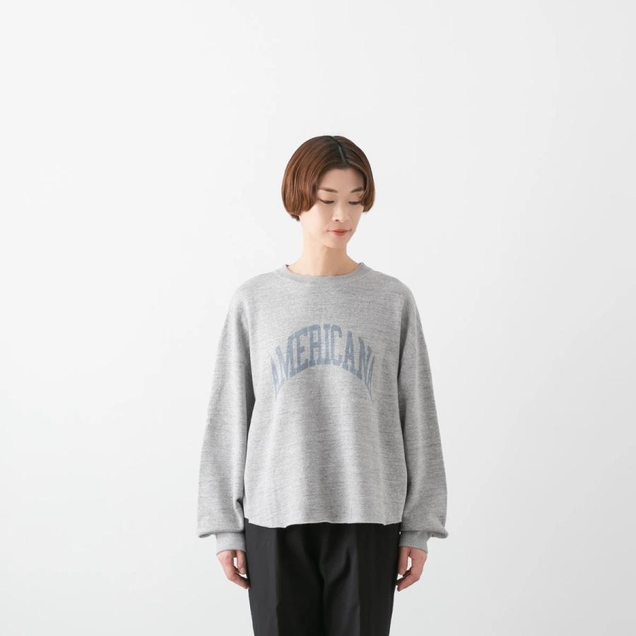 アメリカーナ　カットオフスウェット Tシャツ AMERICANA [アメリカーナ] ''クロップド カットオフ スウェット
