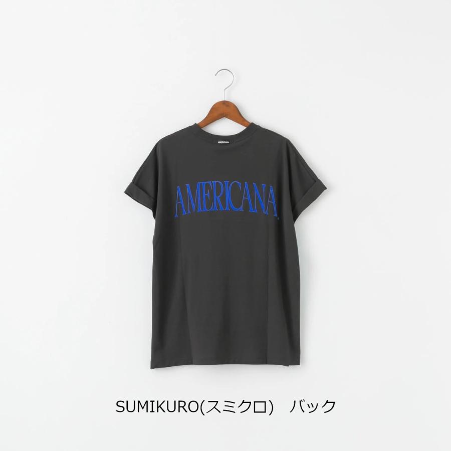 AMERICANA（アメリカーナ） バックプリント Tシャツ メール便OK