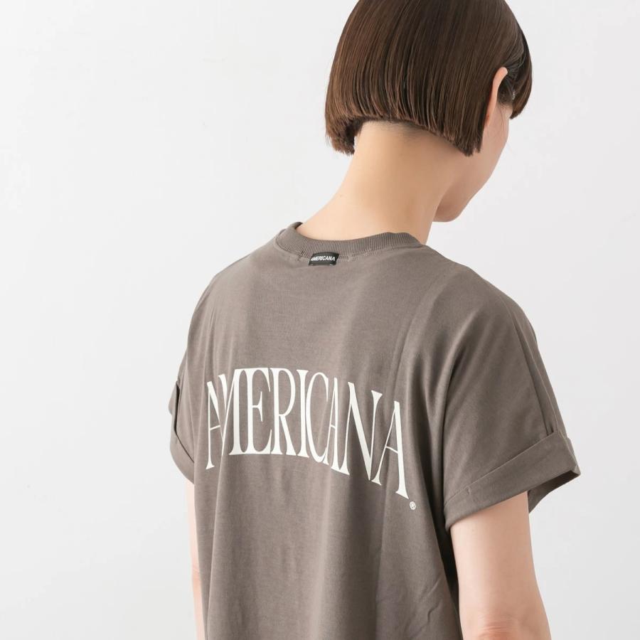 Americana アメリカーナ プリント Tシャツ AMERICANA（アメリカーナ） バックプリント Tシャツ メール便OK