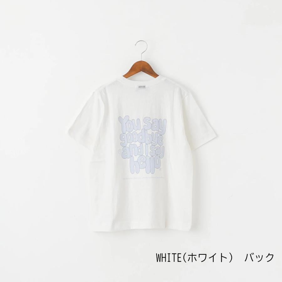 AMERICANA（アメリカーナ） バックプリント Tシャツ BRF-847A/3 メール