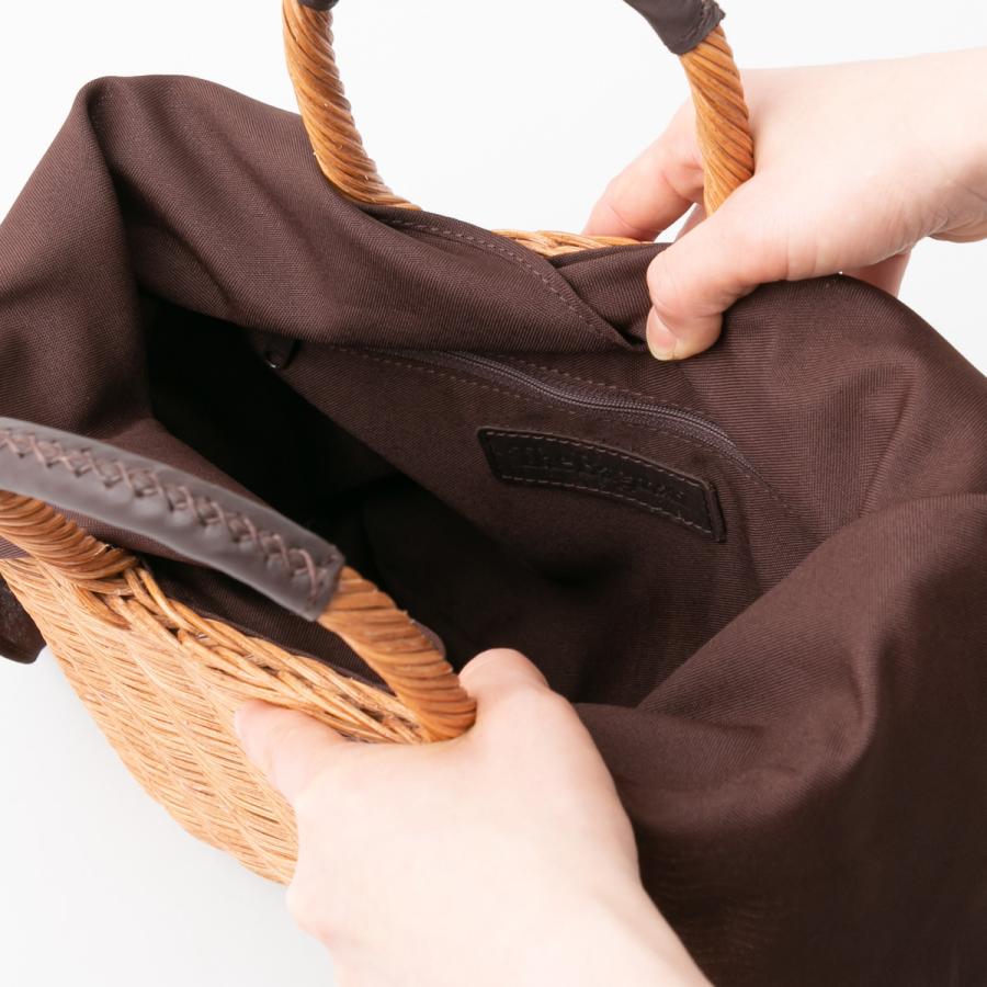 he Bagmatiバグマティウィッカーラタンスクエアかごバッグ The Bagmati 【30%OFF】バグマティ ウィッカー ラタン スクエア