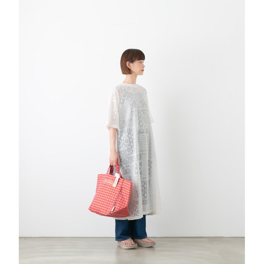 ビージ beej ギンガムチェック トートバッグ Gingham check totebag