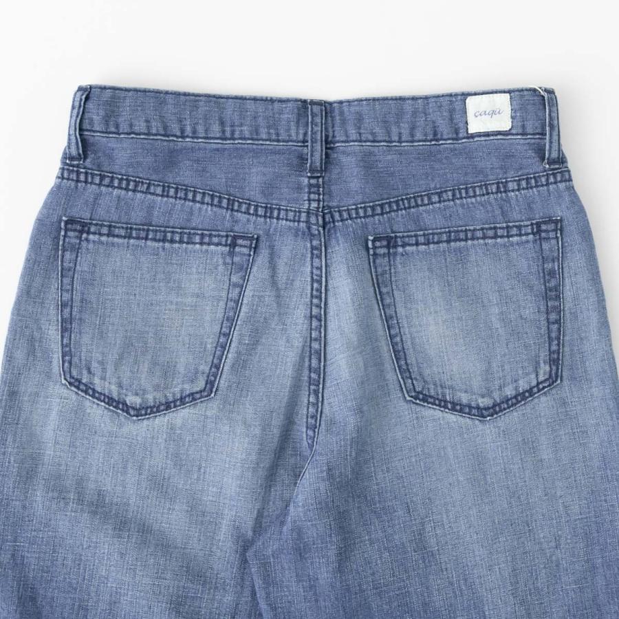 caqu（サキュウ） Linen Wide Flare リネン ワイド フレアパンツ