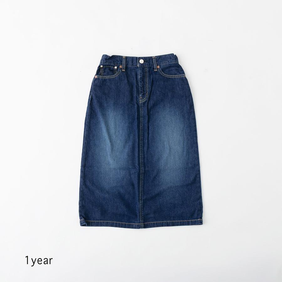 caqu（サキュウ） FS 3/4 skirt 2 デニム スカート caqu 25029 3y