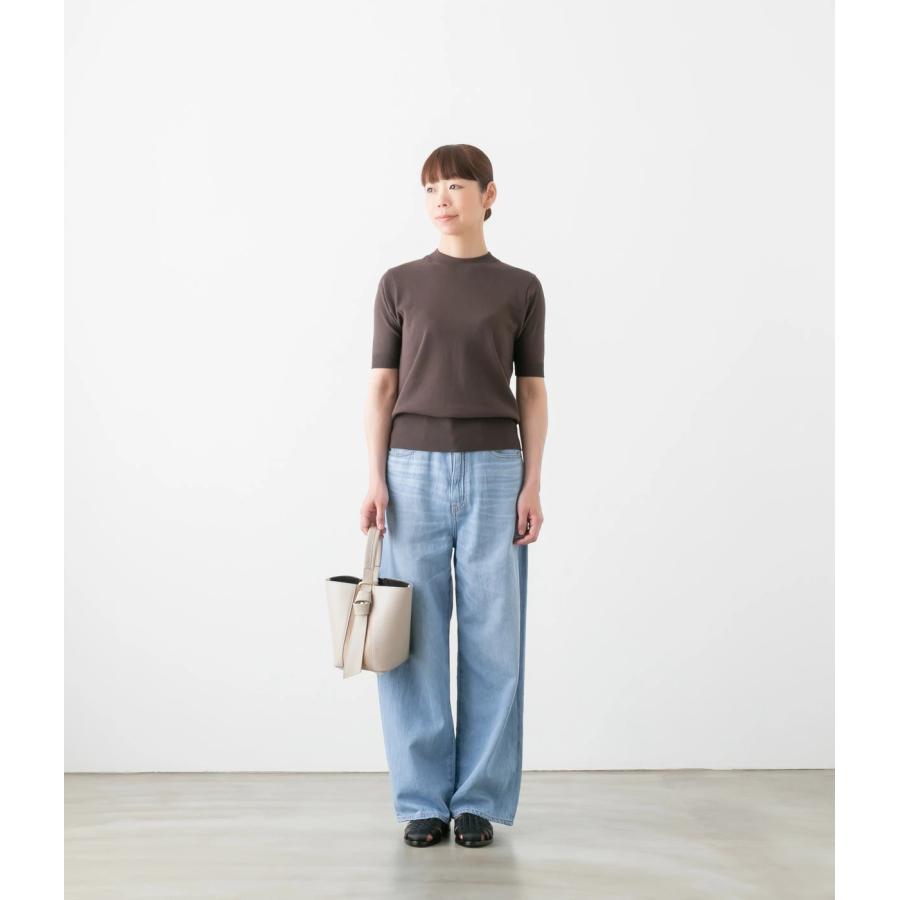 caqu（サキュウ） リネン サギング ワイド パンツ linen sagging wide