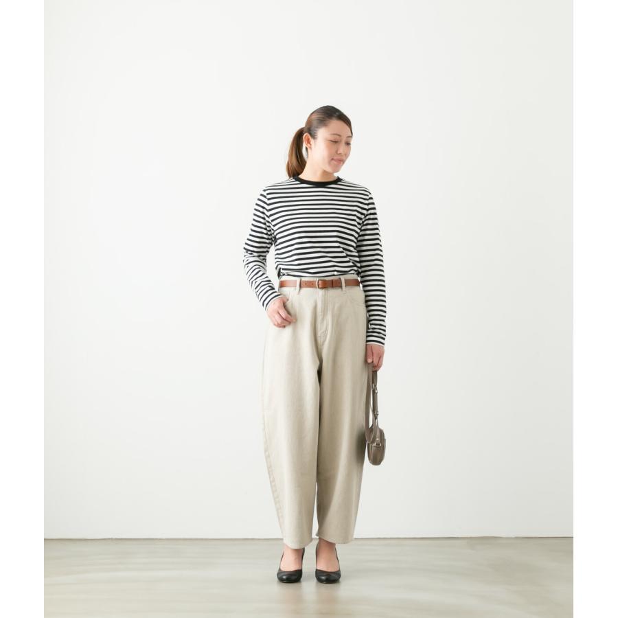 caqu（サキュウ） Linen Barrel pants リネン バレルパンツ 36221 caqu