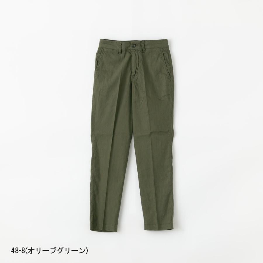 DOMINGO ドミンゴ リネンレーヨン ストレッチトラウザー D.M.G DOMINGO ドミンゴ リネンレーヨン ストレッチトラウザー D.M.G