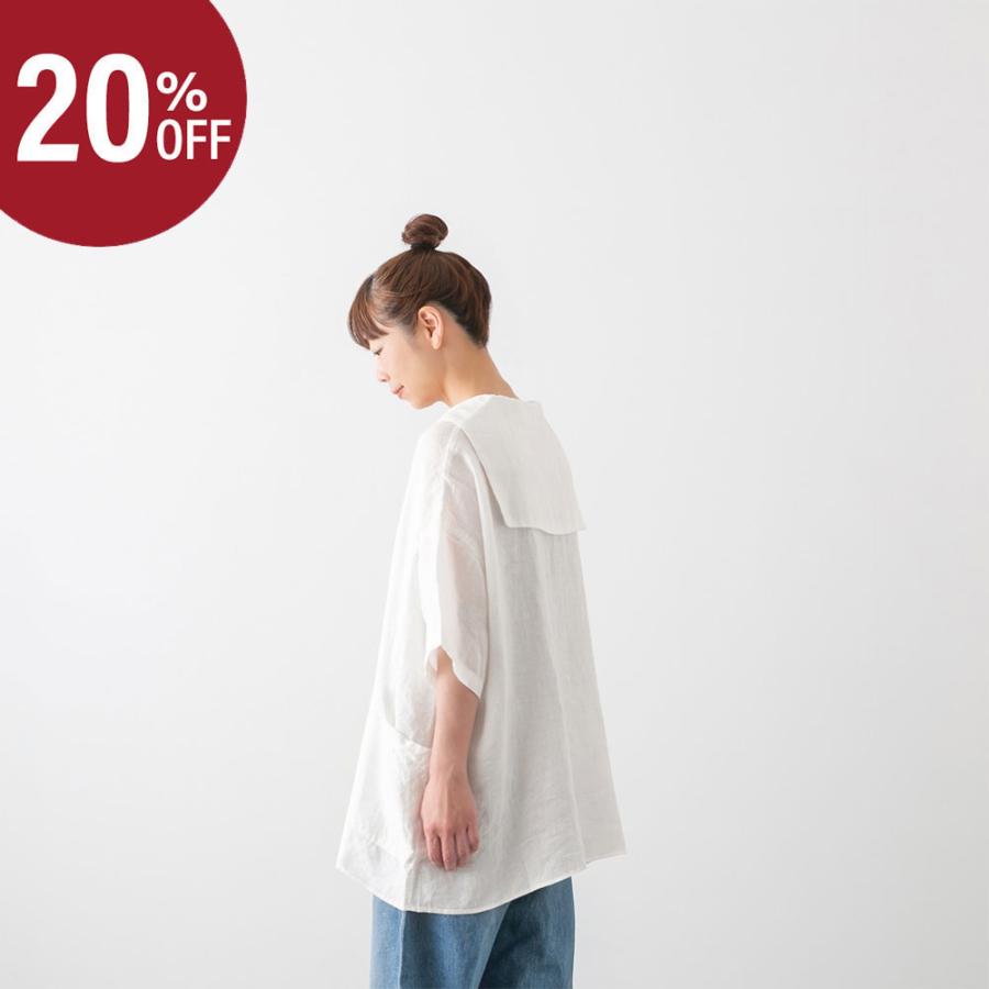Brocante 【20%OFF】ブロカント リネンキャンバス マランプルオーバー 