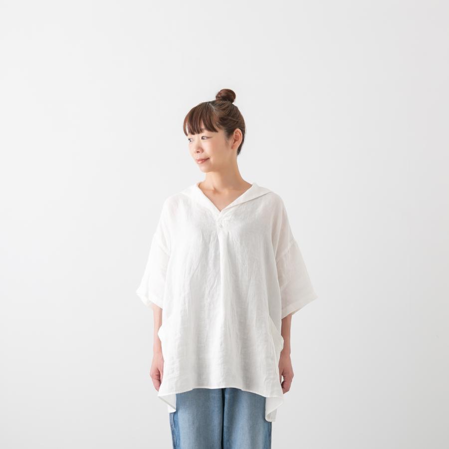 Brocante 【20%OFF】ブロカント リネンキャンバス マランプルオーバー 