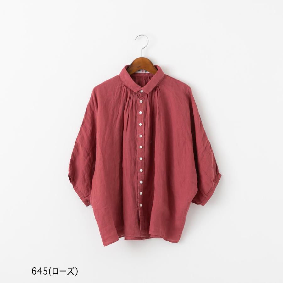 Brocante ドミンゴ ブロカント リネンキャンバス グランシャツ メール