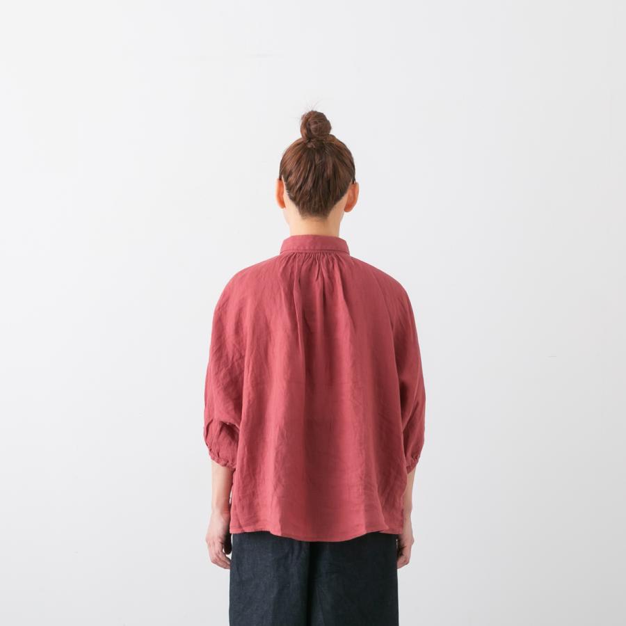 Brocante ドミンゴ ブロカント リネンキャンバス グランシャツ メール