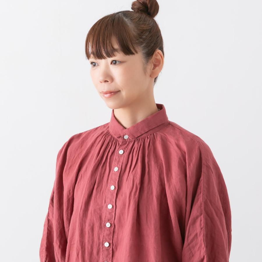 Brocante ドミンゴ ブロカント リネンキャンバス グランシャツ メール