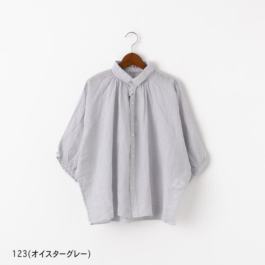 Brocante ドミンゴ ブロカント リネンキャンバス グランシャツ メール