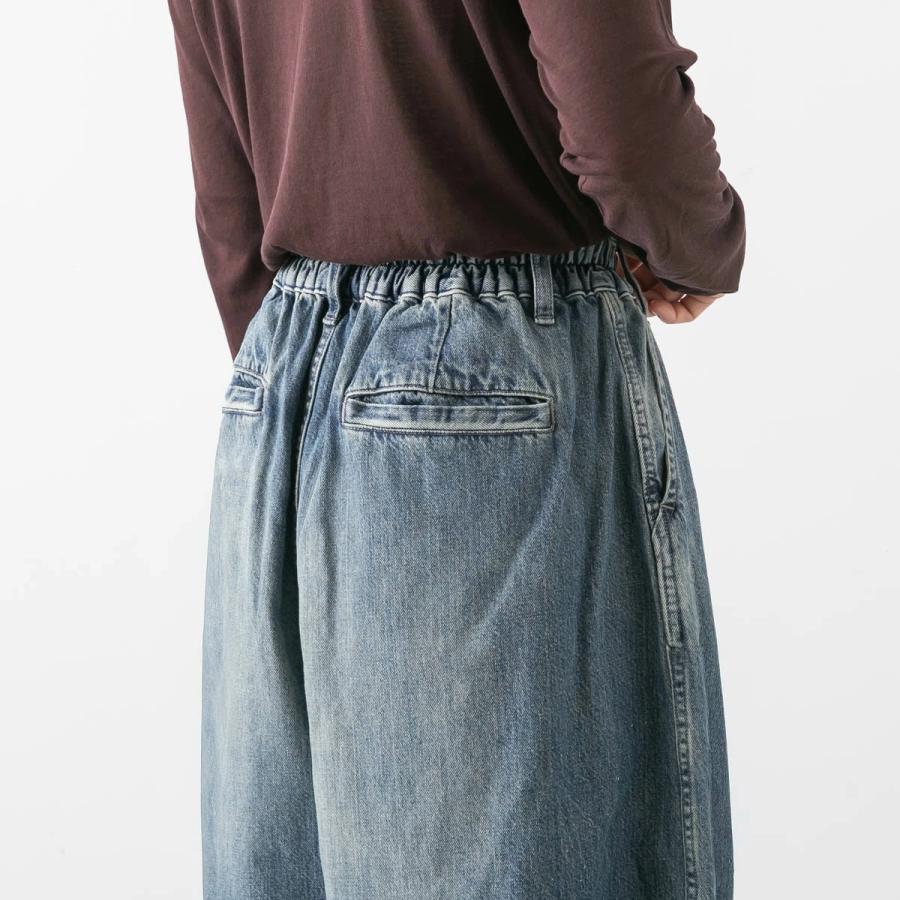 HARVESTY（ハーベスティ） DENIM CIRCUS PANTS REMAKE BLUE デニム