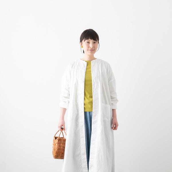 オンラインストアクーポン ハーベスティ アトリエローブ シャツワンピース アウター 羽織 ローブコート コットン ロング丈 オフホワイト グレージュ ピンク ブラック Harvesty 01 免税 通販 Www Superavila Com