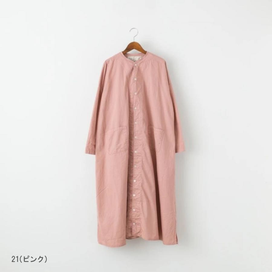 HARVESTY アトリエローブ　サイズ1 ピンク ハーベスティ アトリエローブ シャツワンピース アウター 羽織