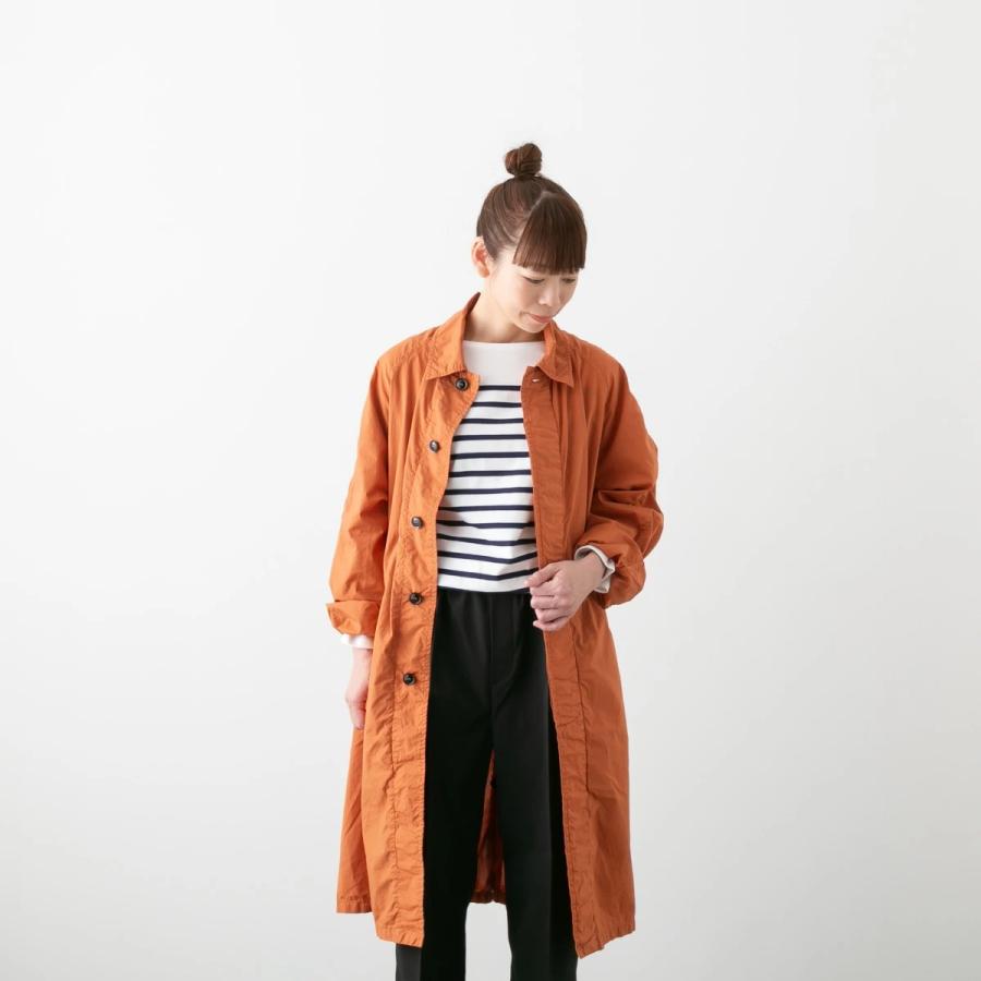 HTS コットンバルマカンコート 42サイズ HTS 〜HEAVY WEIGHT COTTON TWILL OVERDYE BALMACAAN COAT〜,Narumi