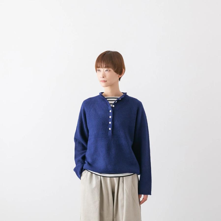 【ミトゥページ】 mao made（マオメイド） モックネック ヘンリーネック プルオーバー