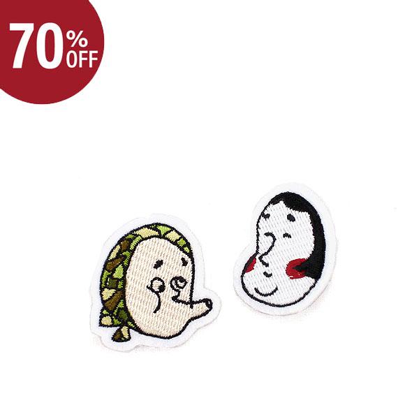 ひょっとこ おかめ 刺繍 ブローチ Mir Pd Miroum ミロウム メール便ok Lm013 Mir Pd Bluebeat Web Store ブルービート 通販 Yahoo ショッピング