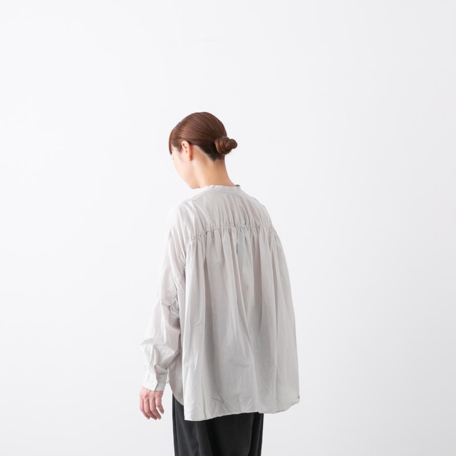 mizuiroind ミズイロインド バックギャザー ワイド シャツ mizuiroind ミズイロインド バックギャザー ワイド シャツ