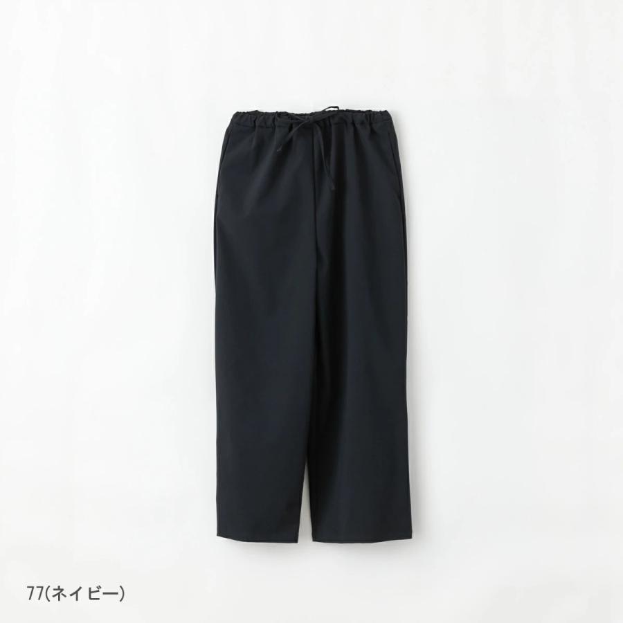 新品未使用タグ付き　ミズイロインド　ガウチョパンツ　サイズ2　ワイド　ネイビー mizuiro ind（ミズイロインド） ワイドカーゴパンツ