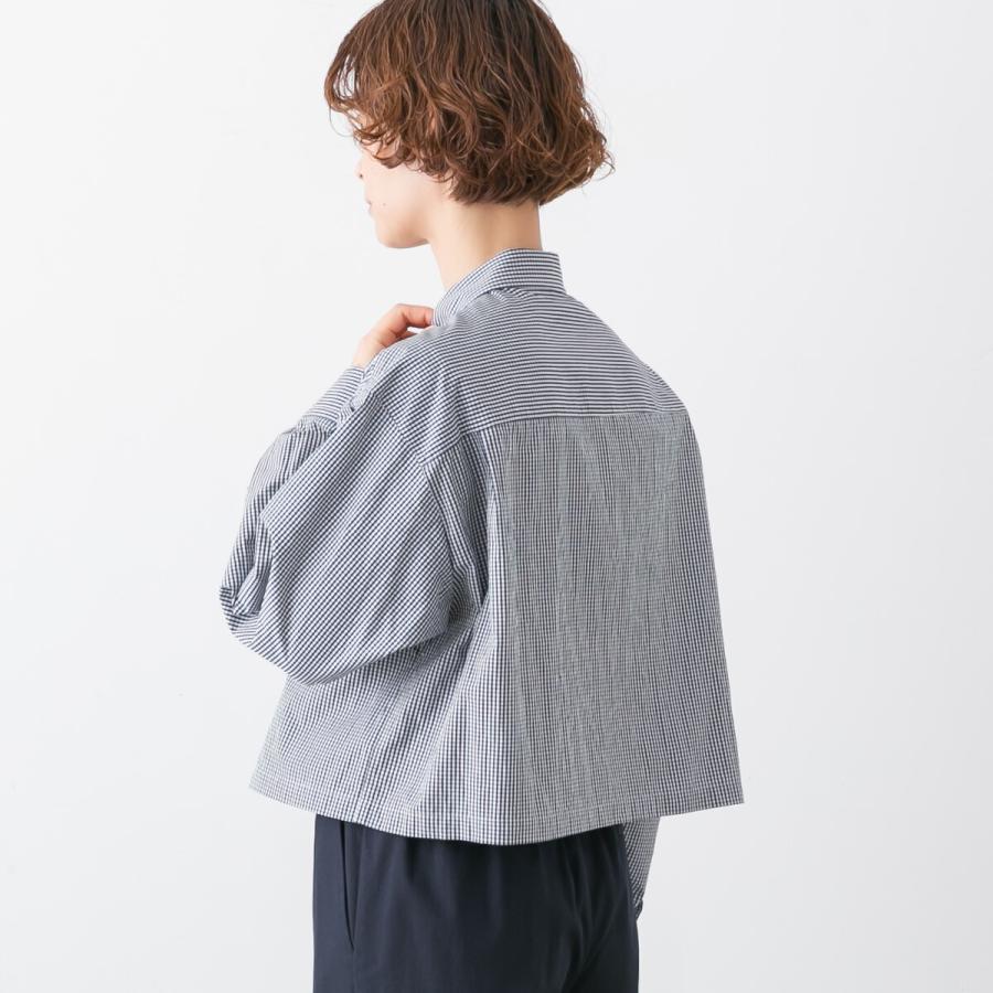 新品未使用完売品☆ ニコルソンアンドニコルソン　ブラウス　グレーストライプ　38 nicolson&nicolson 【20%OFF】ニコルソン アンド ニコルソン ショート