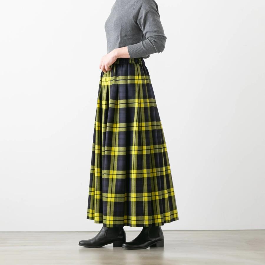 O'NEIL of DUBLIN（オニールオブダブリン） PLEATED MAXI SKIRT