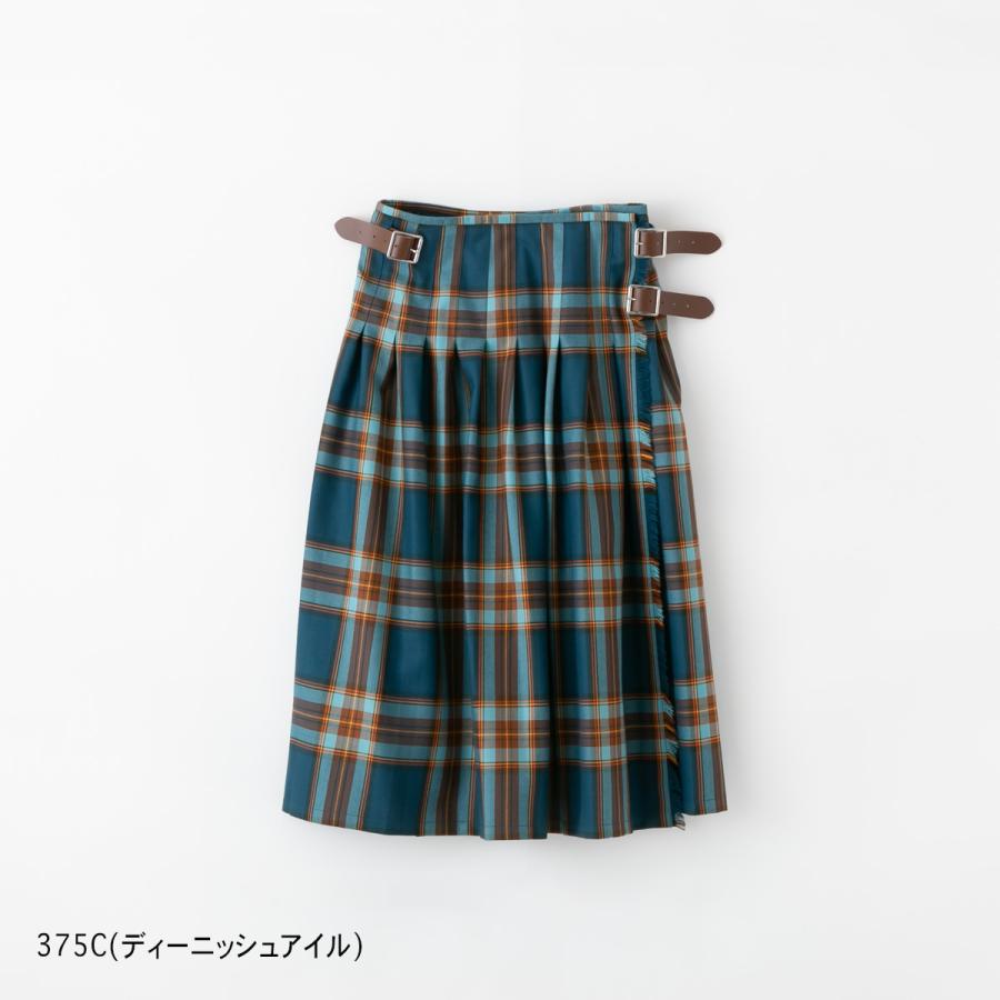 オニール オブ ダブリン/ ウール タック ラップスカート オニール オブ ダブリン/ ウール タック ラップスカート