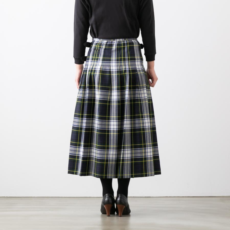 極美品✨オニールオブダブリン 切り替え プリーツ ラップスカート ウール オニール オブ ダブリン O'NEIL OF DUBLIN スカート ウール100