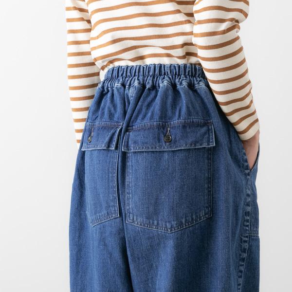 【美品】オーディナリーフィッツ　ジェームスパンツ　デニム　L ワイドテーパード 美品】オーディナリーフィッツ ジェームスパンツ デニム L