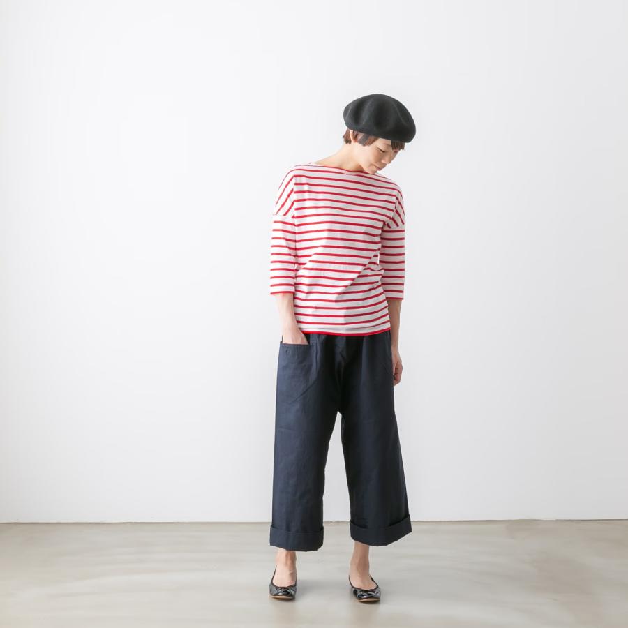 SAINT JAMES（セントジェームス） 薄手 ドロップショルダー ボーダー