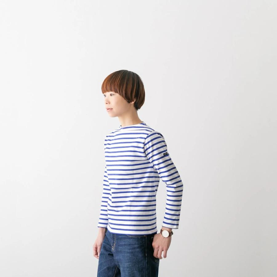 OUESSANT セントジェームス ウエッソン ボーダー 長袖 WHT 定番