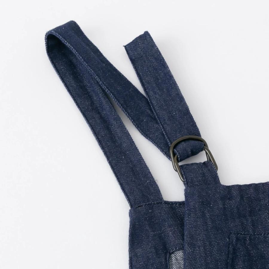 サラウェア コットンリネン デニム サロペット パンツ C16063 SARAHWEAR オーバーオール 綿 カジュアルの画像